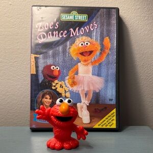 Sesame Street Red Elmo Action Figure plus DVD